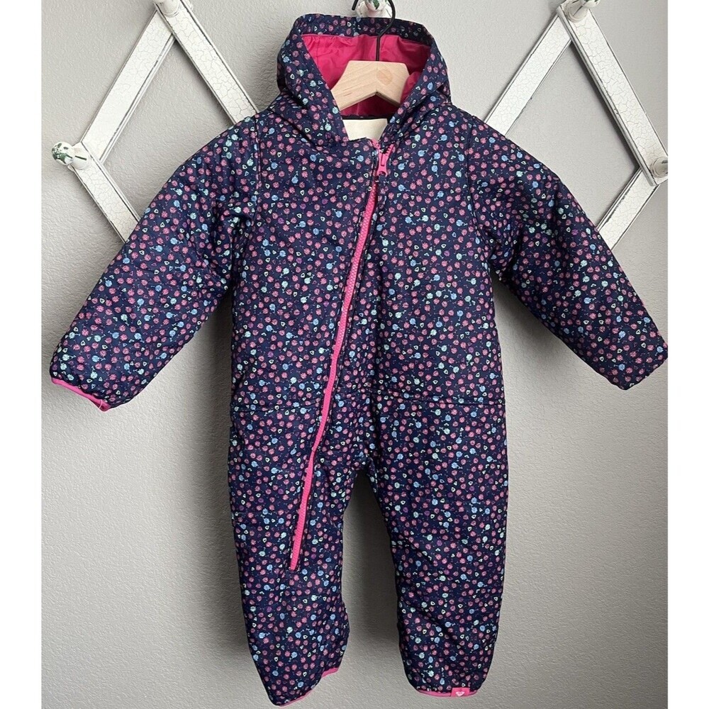 Roxy Dryflight 10K Toddler Girl’s 18 Month Floral One Piece Snowsuit